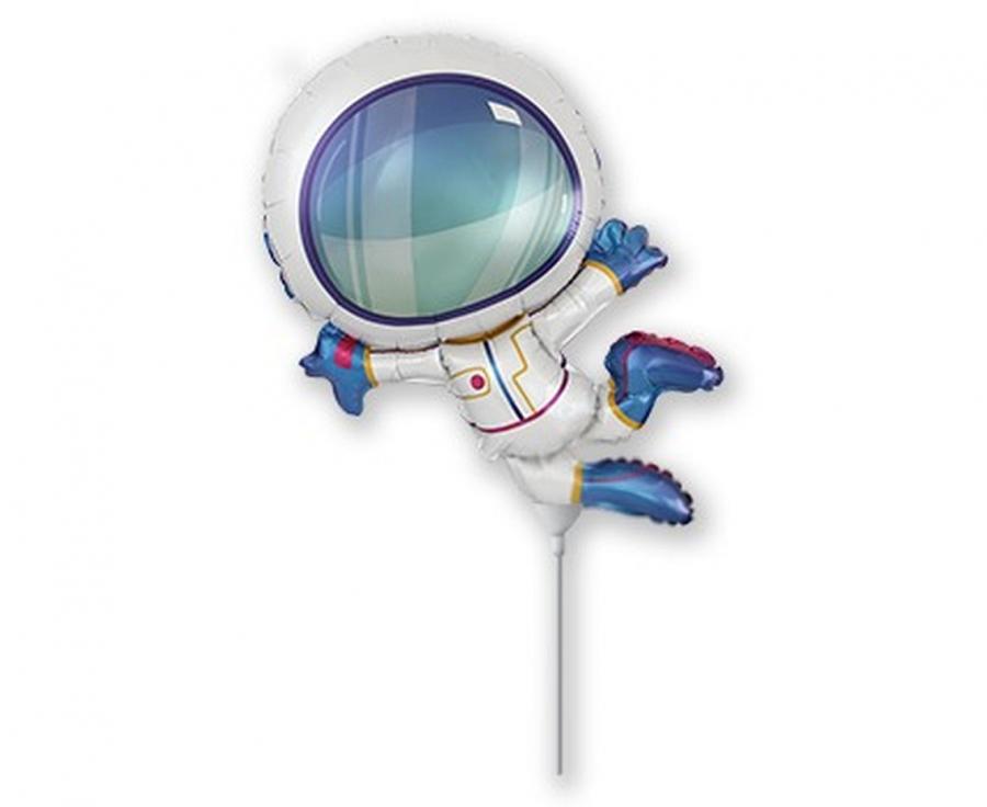 Folijski balon štapić, 14" - Astronaut