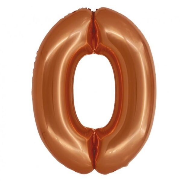 Folijski balon broj, Cooper 76 cm, 0-9