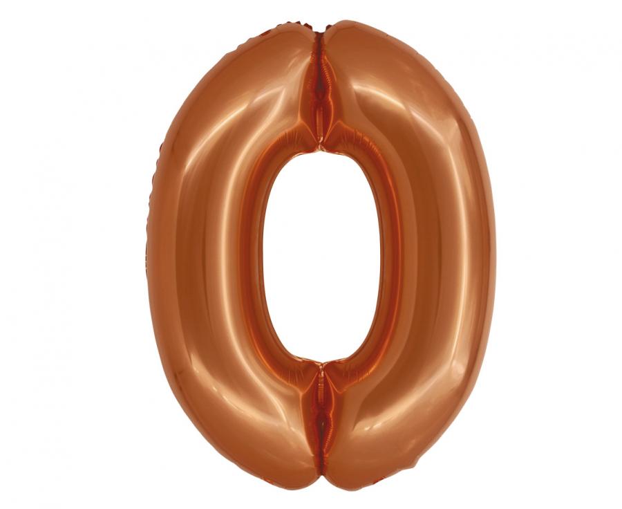 Folijski balon broj, Cooper 76 cm, 0-9