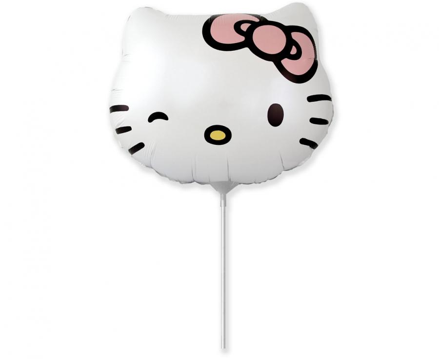Folijski balon štapić, 14" - Hello Kitty