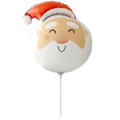 Folijski balon štapić, 14" - Djed mraz