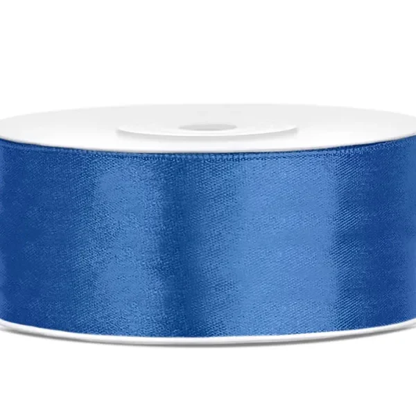 Saten traka 25mm / 25 m - Kraljevsko plava
