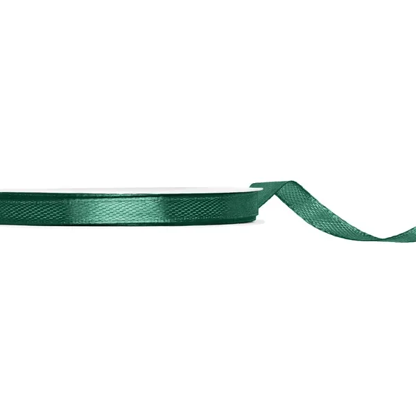 Saten traka 6mm / 25 m - Tamno zelena
