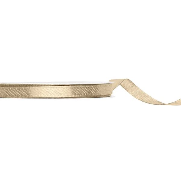 Saten traka 6mm / 25 m - Zlatna