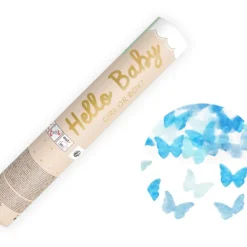 Top konfeti za otkrivanje spola - Plavi leptiri, 20 cm