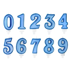 Svijeća za tortu - Plava