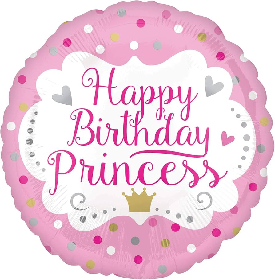 Folijski balon – Happy birthday princess