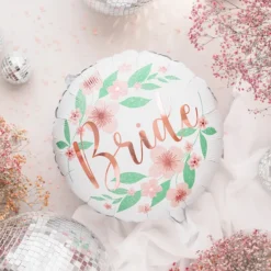 Folijski balon - Bride cvjetni