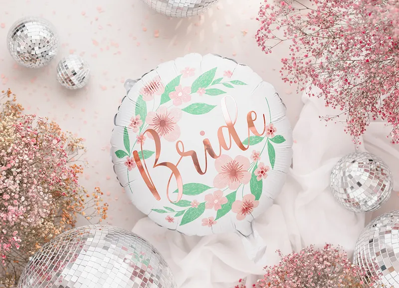 Folijski balon - Bride cvjetni
