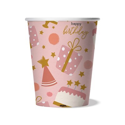 Papirnate čaše - Happy birthday crown