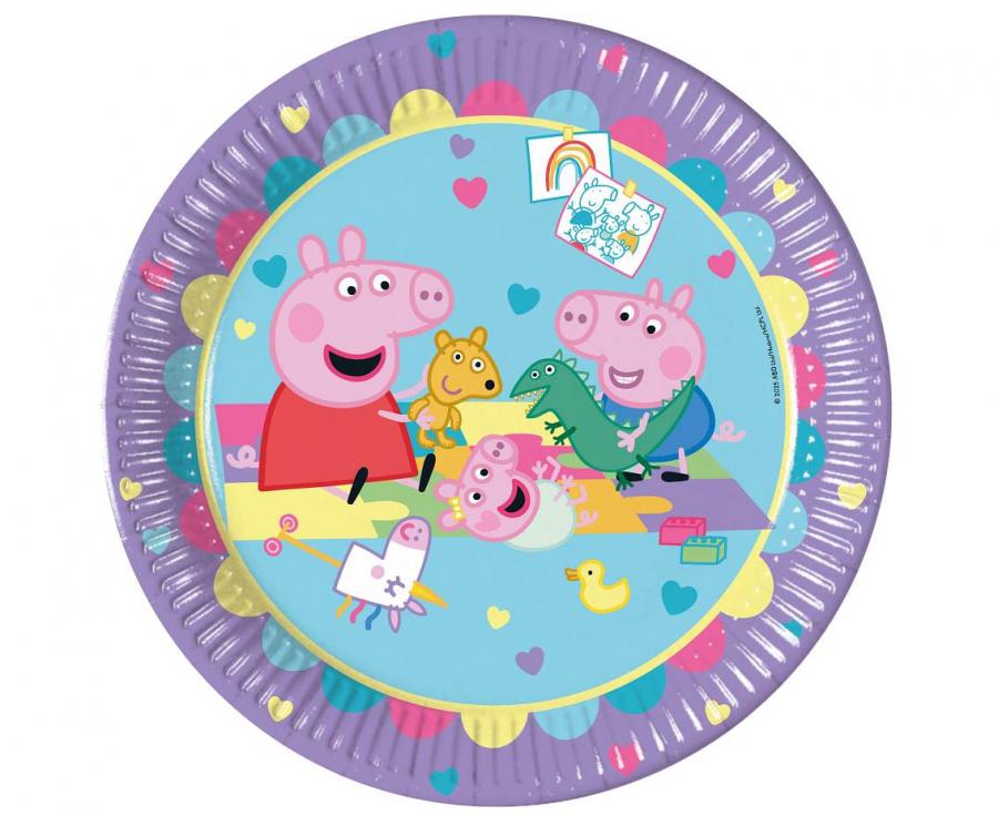 Peppa Pig papirnati tanjuri 8/1