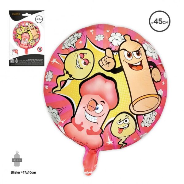 Folijski balon - Kondom +18