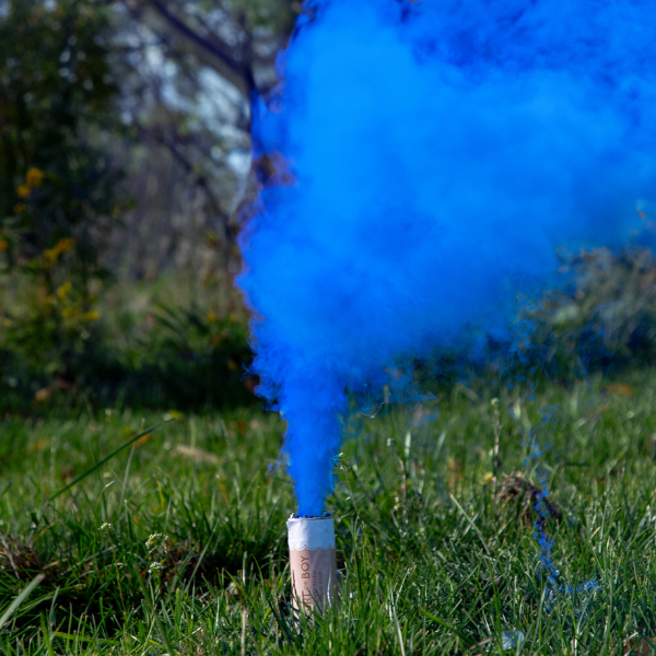 Dimna bomba za otkrivanje spola bebe – Gender Reveal, plava