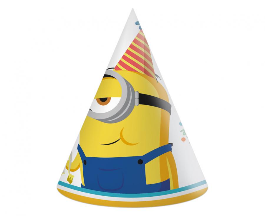Rođendanske party kapice Minions 6/1