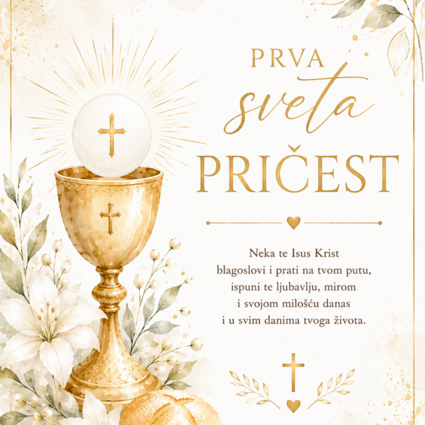 Jestiva pokrivka Prva sveta pričest