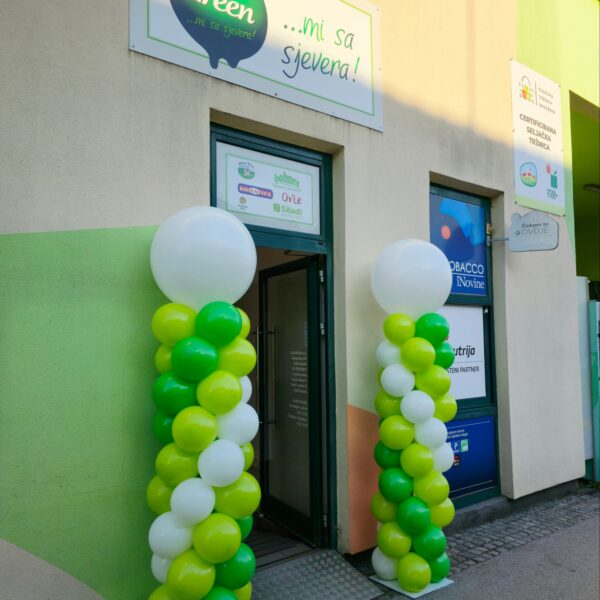 Ekos Green – balonski stupovi u bojama brenda