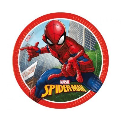 Spiderman tanjuri 8/1 23 cm