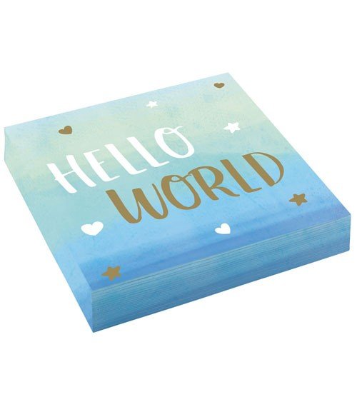 Salvete Hello World plave