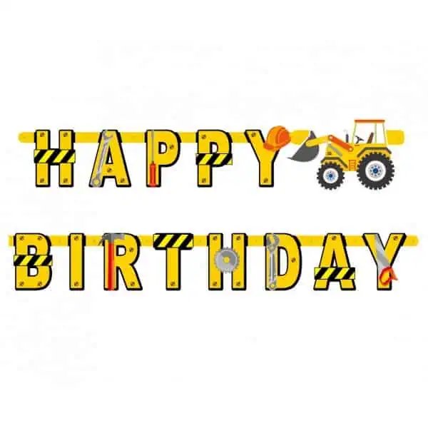 Natpis happy birthday - Bageri