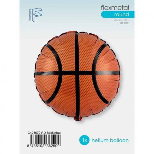 Alternative view of Folijski balon u obliku košarkaške lopte