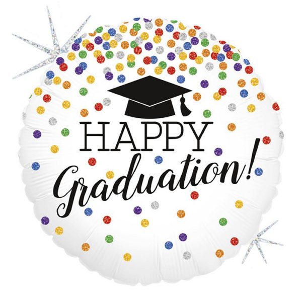Folijski balon za diplomu Happy Graduation