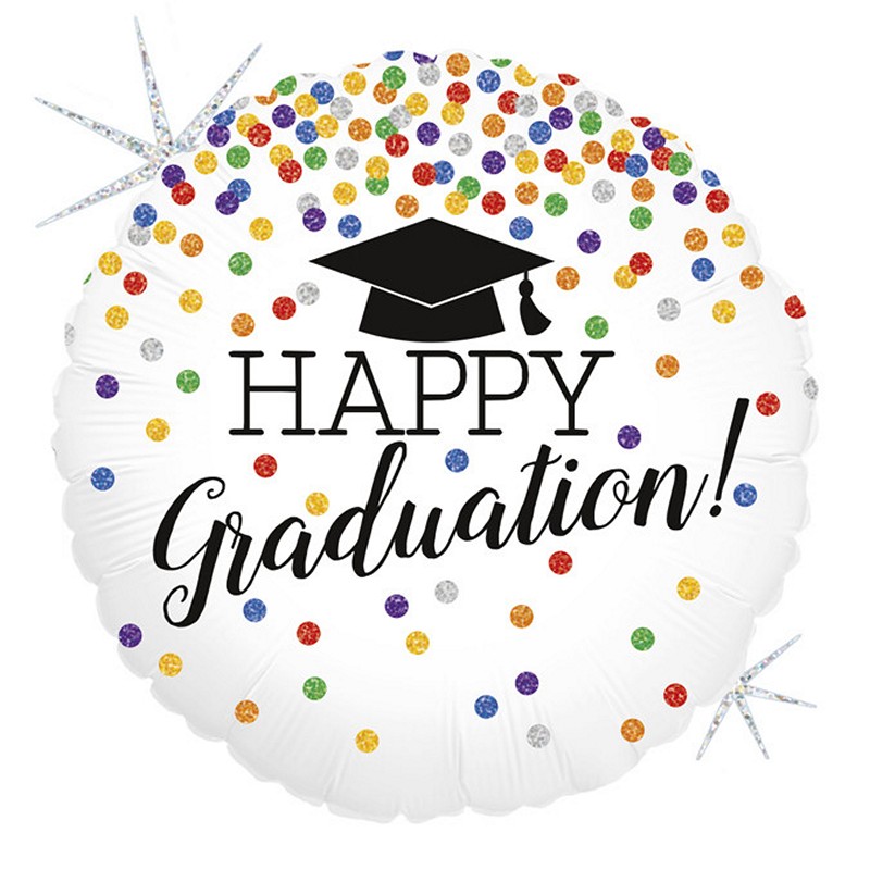 Folijski balon za diplomu Happy Graduation