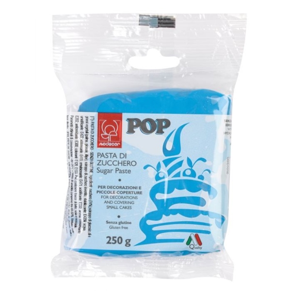 Šećerna pasta fontant, 250 g - Plava