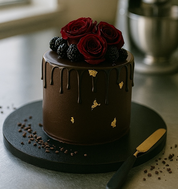 Podložak za tortu, cake board 12mm/30 cm - Crna - Slika 2